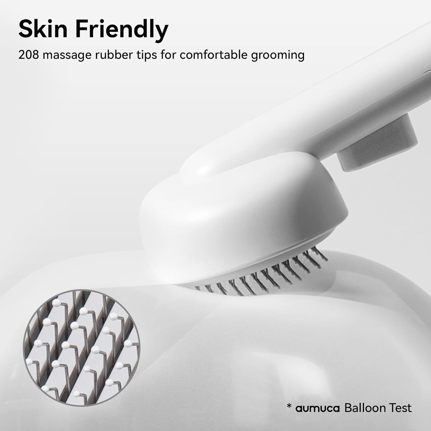 Aumuca Cat Brush for Shedding - Gentle Grooming & Massage Tool