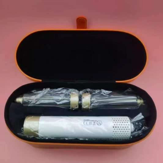 Orange PU Leather Hair Dryer Travel Storage Case – 33.5x13.5x13cm