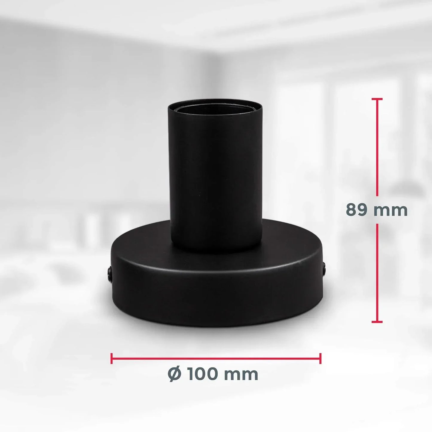 Vintage Matte Black Ceiling Spot Light – B.K.Licht Retro Surface‑Mounted E27 Lamp - Gomix Brands Outlet