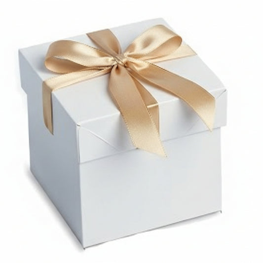 GP SUP Gold Kraft Squared Gift Boxes with Lids - Pack of 1