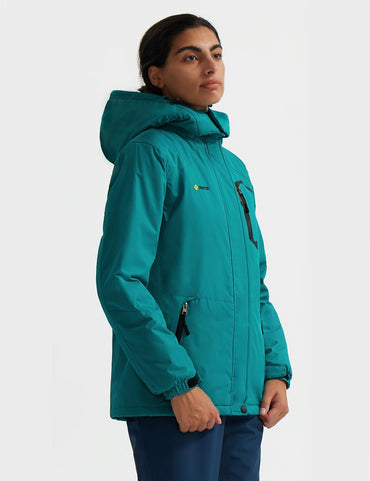 GEMYSE Women's Mountain Waterproof Ski Snow Jacket for Winter Activities