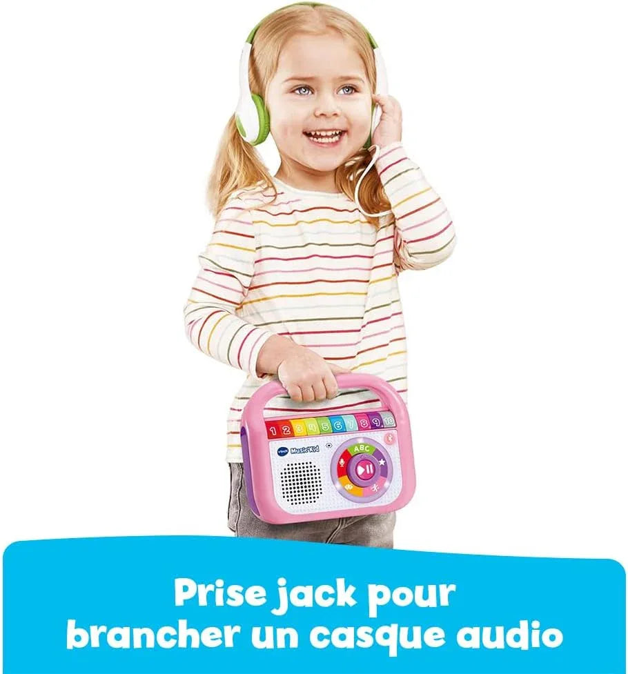VTech Music'Kid Rose Bluetooth Musical Player for Kids - Gomix Brands Outlet