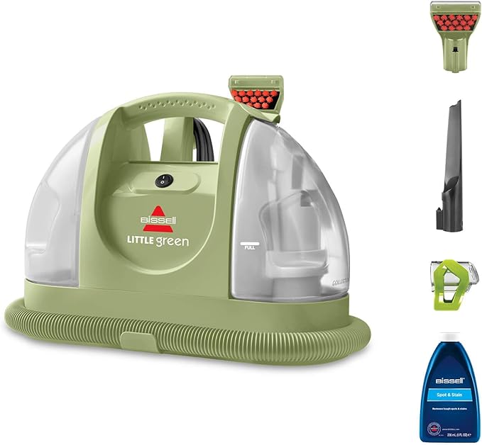 BISSELL Little Green Upholstery Cleaner with 340W Motor and Two‑Tank System