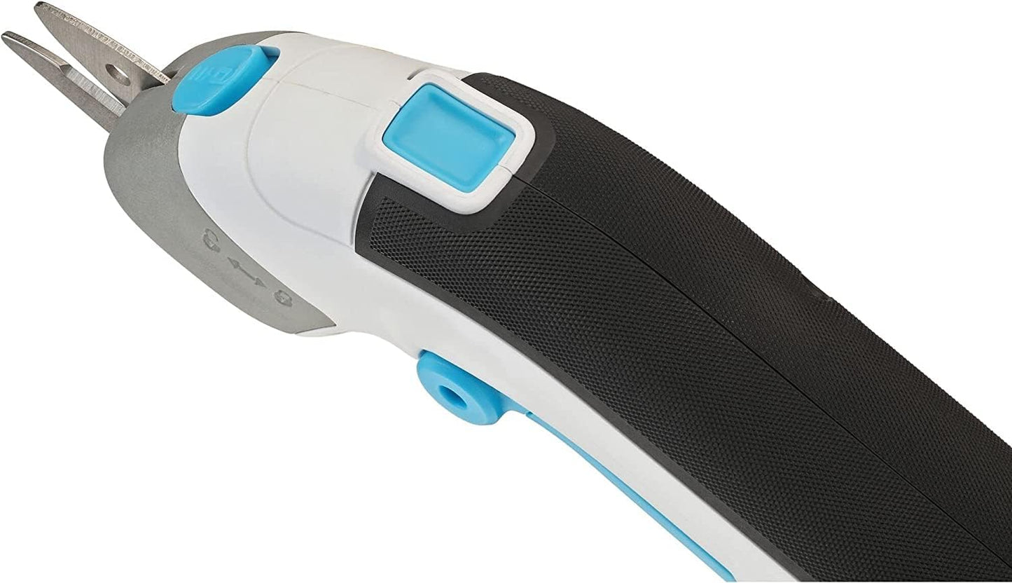 Black+Decker 3.6V Cordless Electric Scissors: Versatile Cutting Tool for Crafts, Fabric, Leather