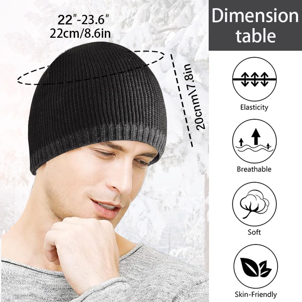 NLAND Warm Fleece Unisex Winter Hat – Soft Breathable Outdoor Cap