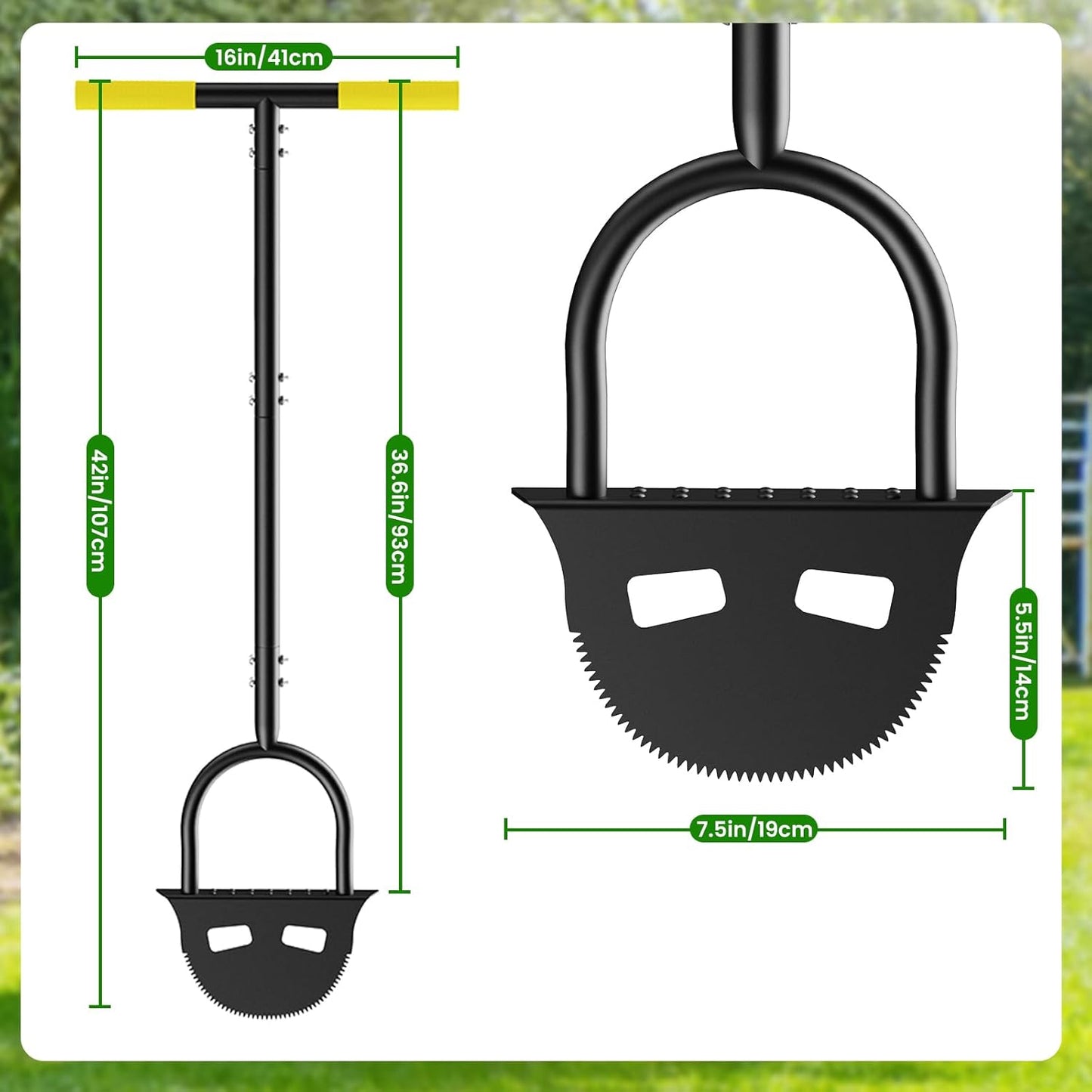 Luvenia Garden Edger Chopper