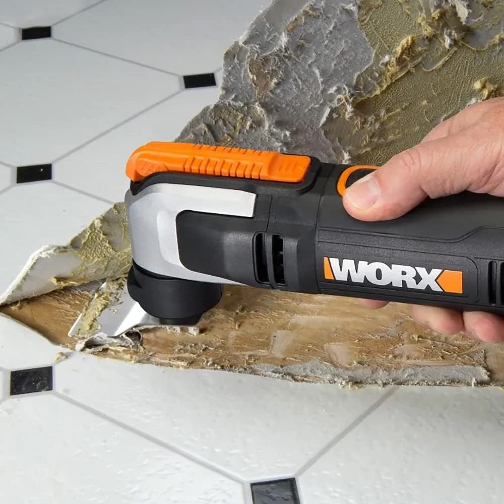 WORX WX686 250W Sonicrafter Oscillating Multi-Tool Kit for Cutting, Sanding, Scraping