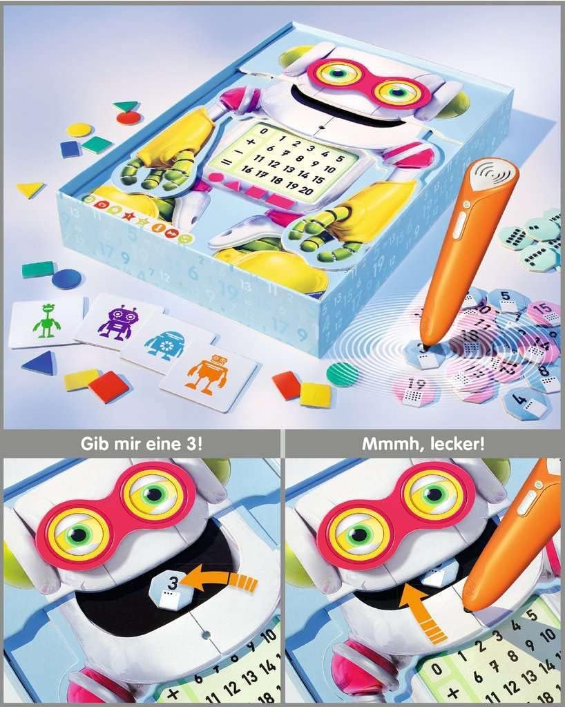 Ravensburger Robby Tiptoi Hungry Numbers Educational Learning Robot Yellow