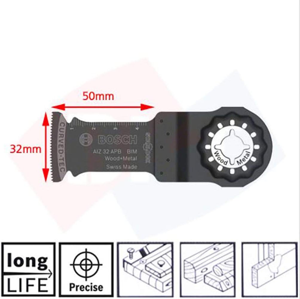 Bosch 5-Piece Starlock Tungsten Carbide Blade Set