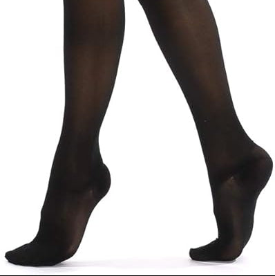 SCUDOTEX 140 Denier Black Compression Tights Size 4