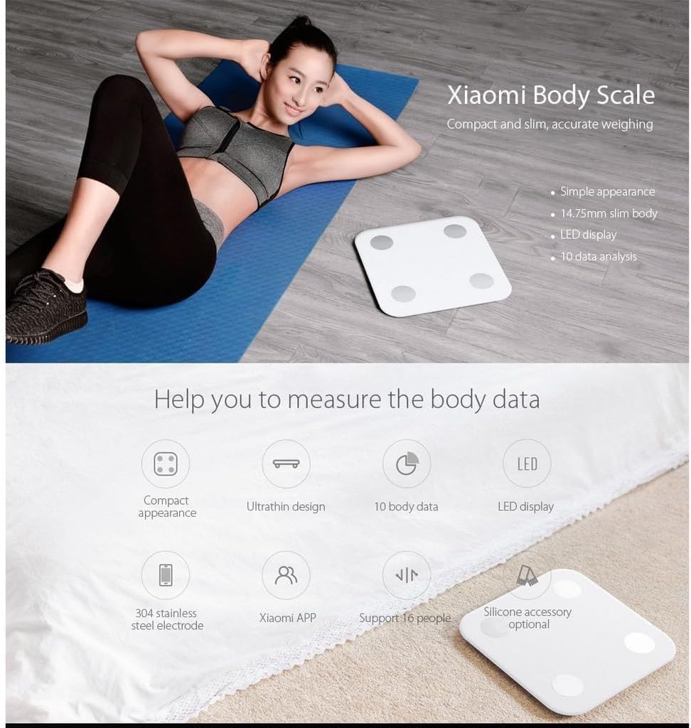 Xiaomi Mi Body Composition Scale 2 Smart Bluetooth Health Tracker