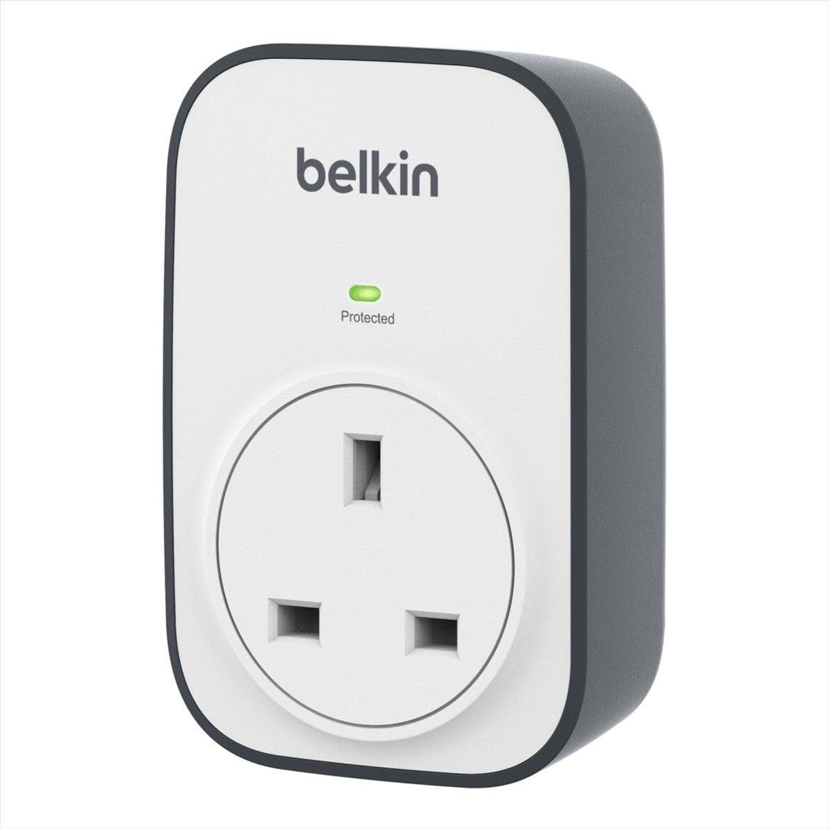 Belkin SurgeCube 1‑Way Surge Protector Plug – White for Home