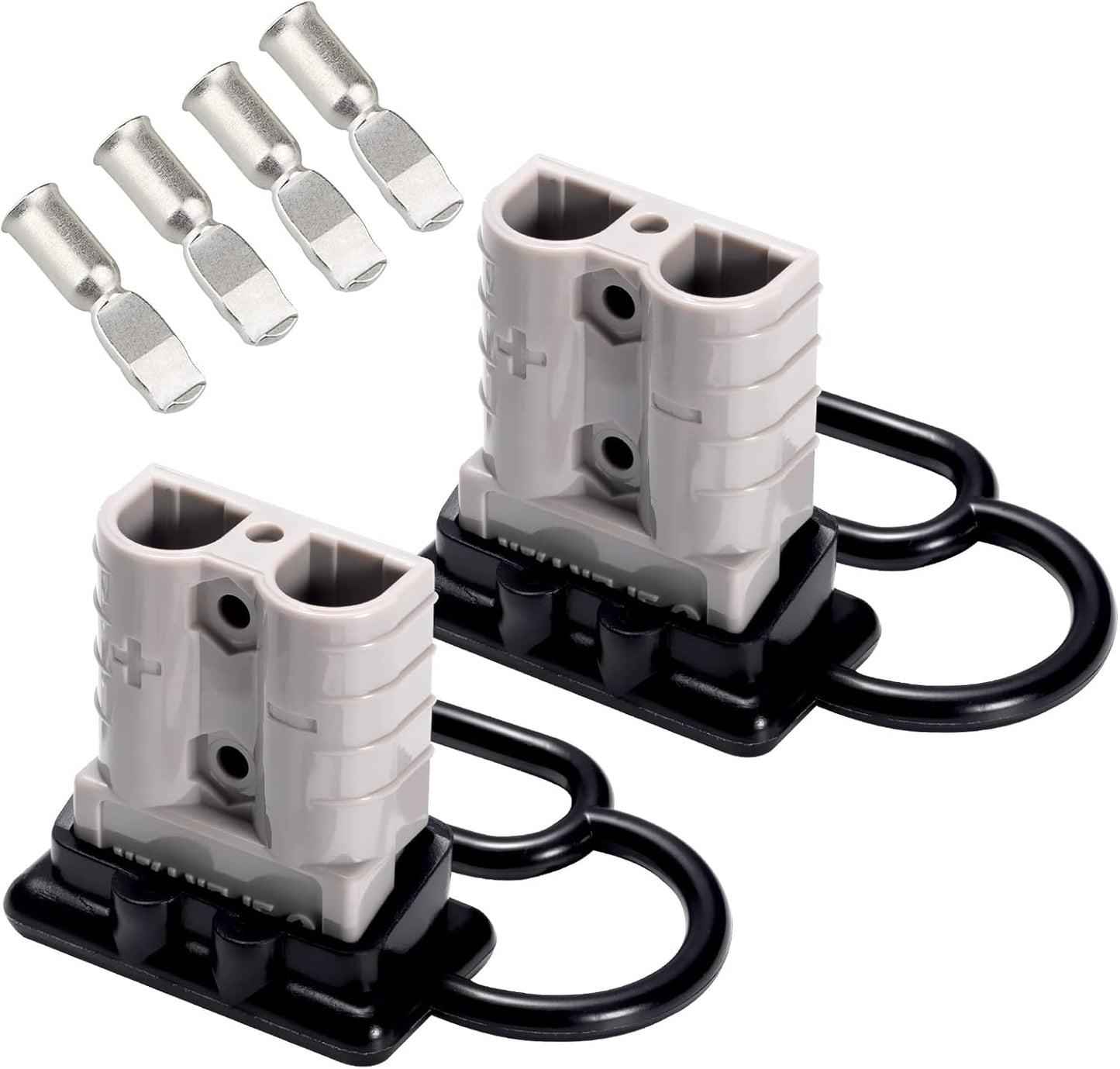 Spurtar 50A 6 AWG Battery Quick Connect/Disconnect Plug – Gray