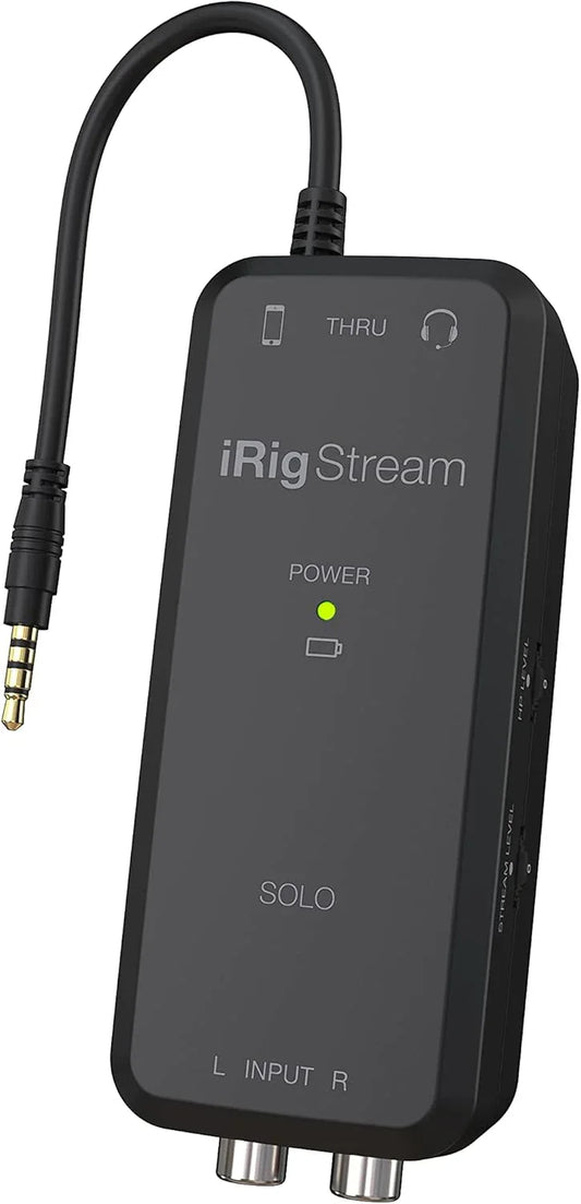 iRig Stream SOLO Audio Interface for iOS & Android - Gomix Brands Outlet