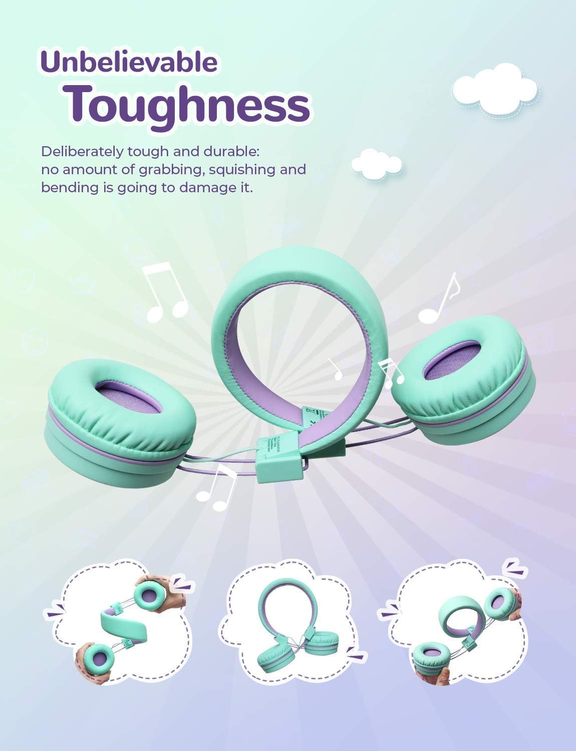 iClever Kids Bluetooth Headphones