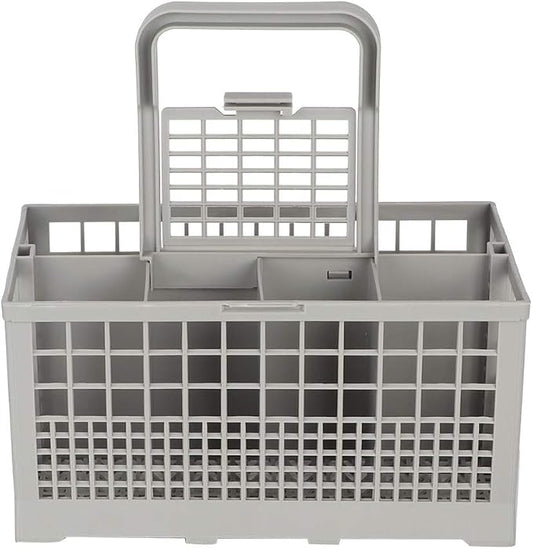 Universal Dishwasher Cutlery Basket 8 Compartments Grey