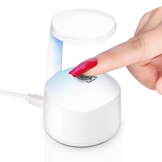 LKE Mini UV LED Nail Lamp Portable USB White