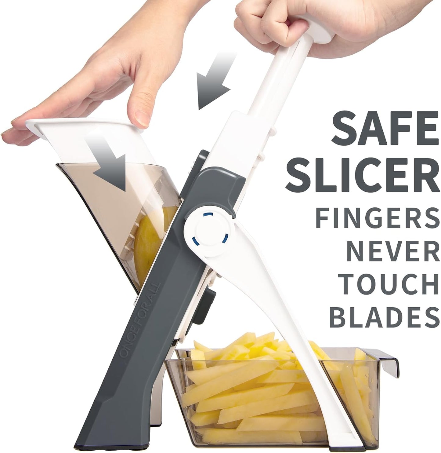 All-in-One Adjustable Mandoline Slicer - Effortless Kitchen Prep