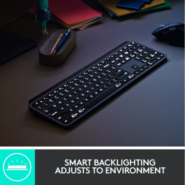 Logitech MX Keys Graphite Advanced Wireless Illuminated Keyboard