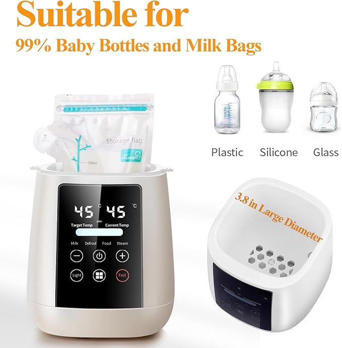 Baby Bottle Warmer White