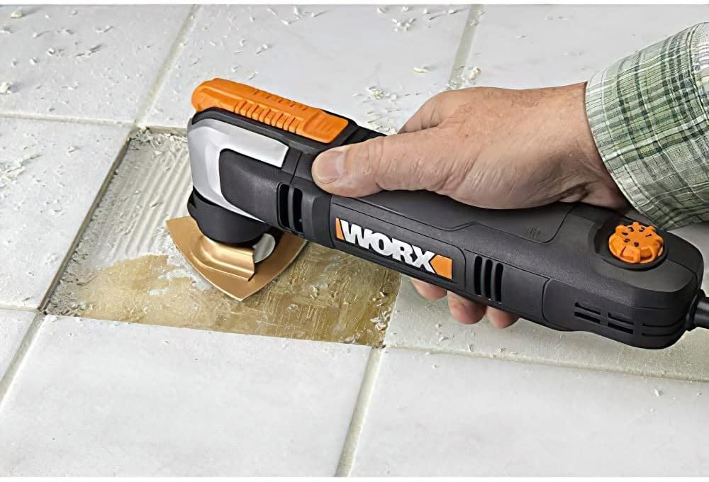 WORX WX686 250W Sonicrafter Oscillating Multi-Tool Kit for Cutting, Sanding, Scraping