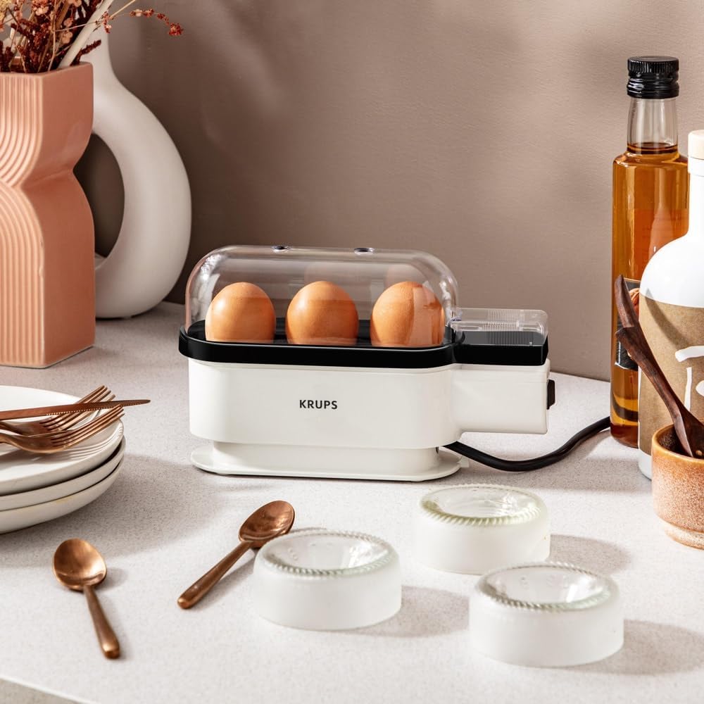 Krups Ovomat Compact Electric Kitchen Egg Boiler 3pcs