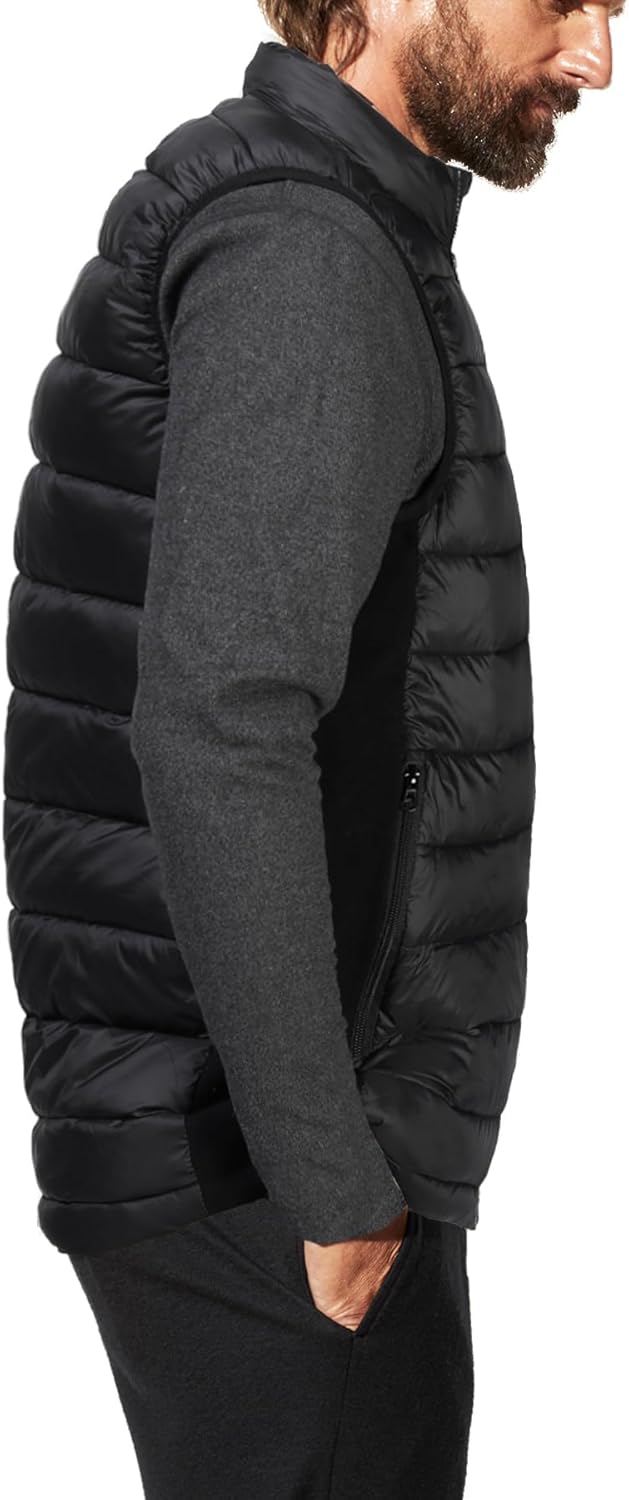 Loowoko Men's Heated Vest with 10000mAh Battery, 3 Heat Settings