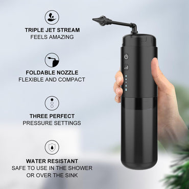 DANLIKT Electric Earwax Remover: IPX6 Waterproof, 3 Modes, Dual Nozzles