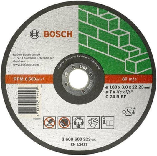 Bosch 2608600323 Blue Stone Straight Cutting Disc 180mm