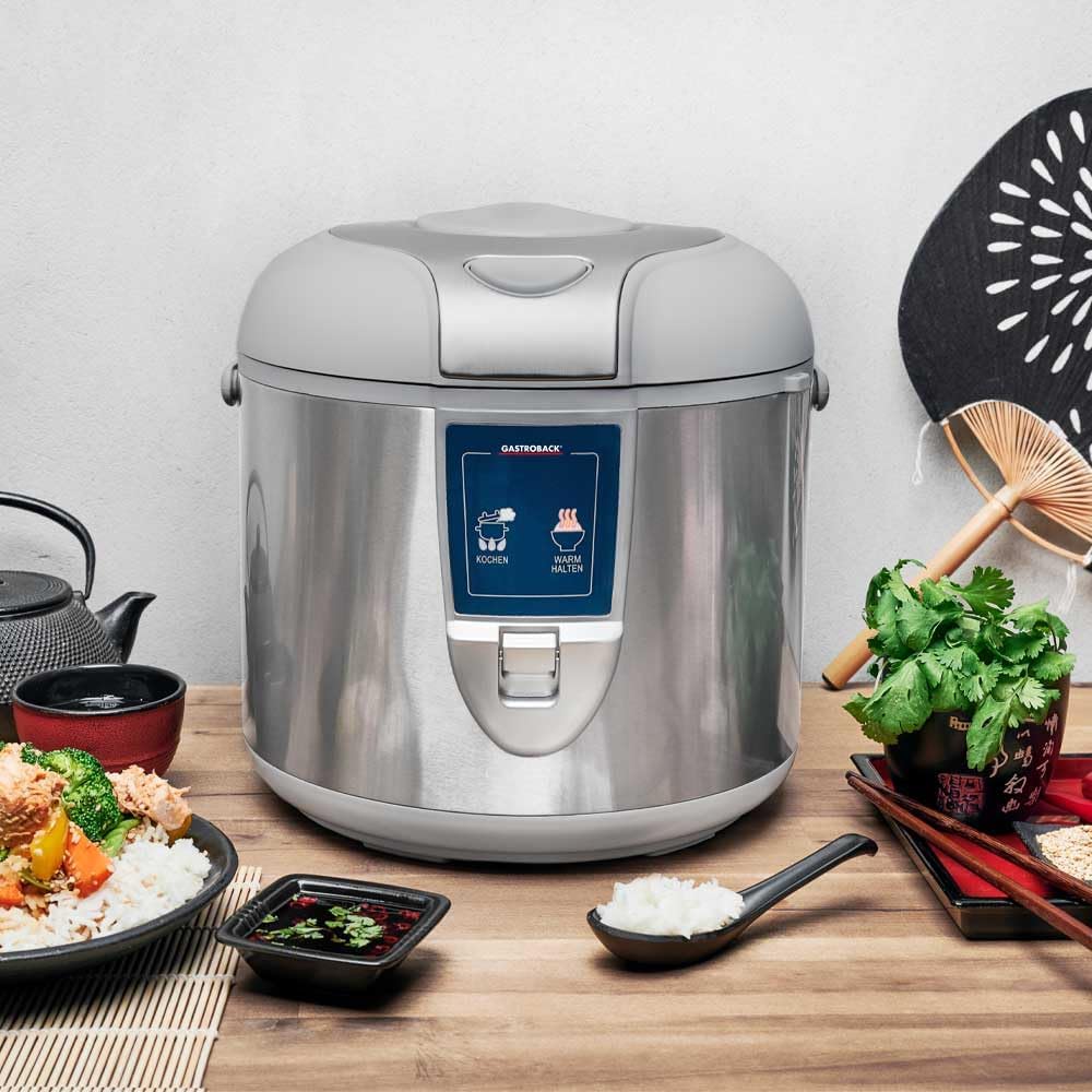 Gastroback 42518 Design Rice Cooker Pro: Versatile Multi-Cooker with 8 Programs