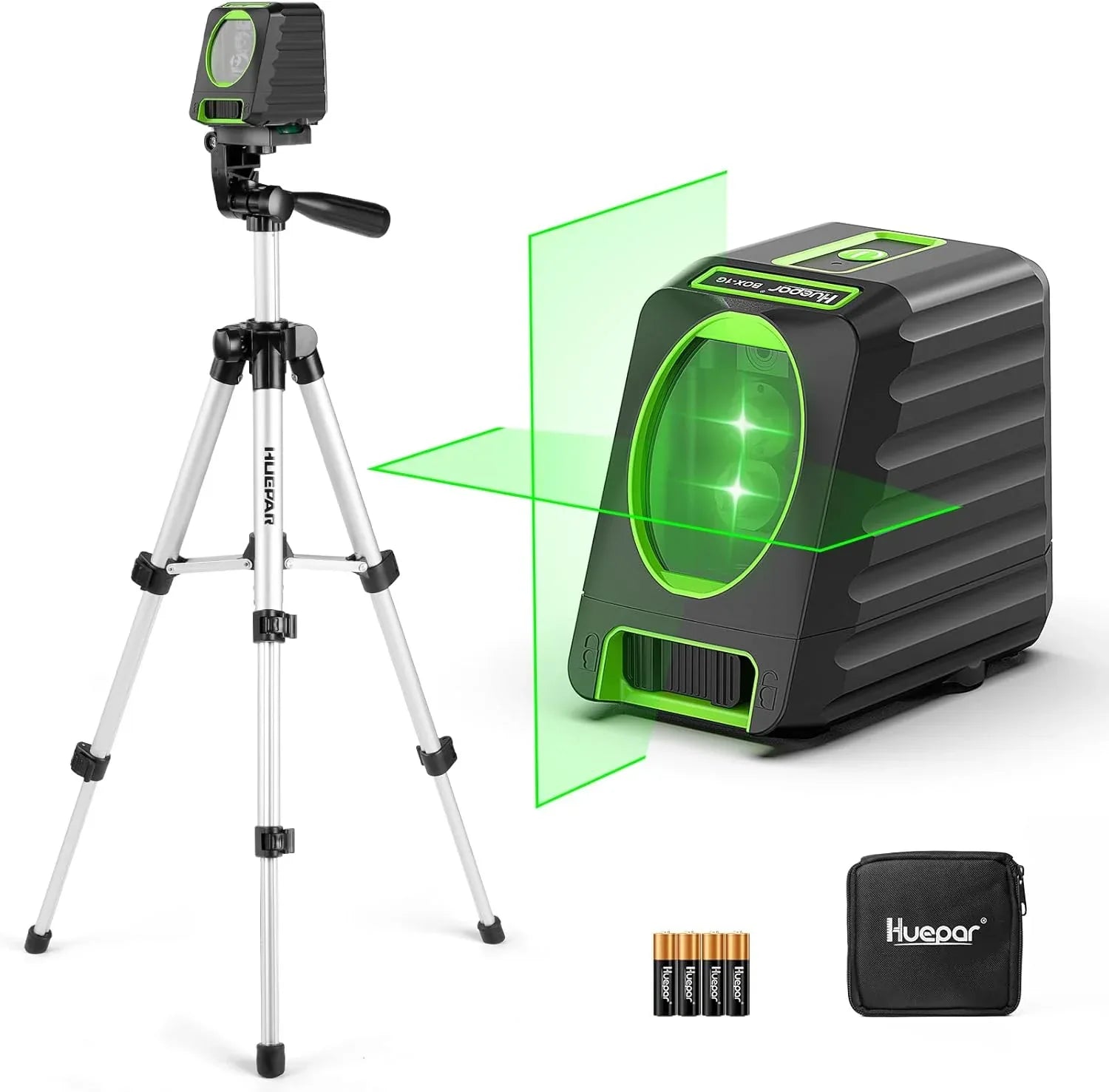 Huepar Self-Leveling Laser Level with 150ft Range and Tripod - Gomix Brands Outlet