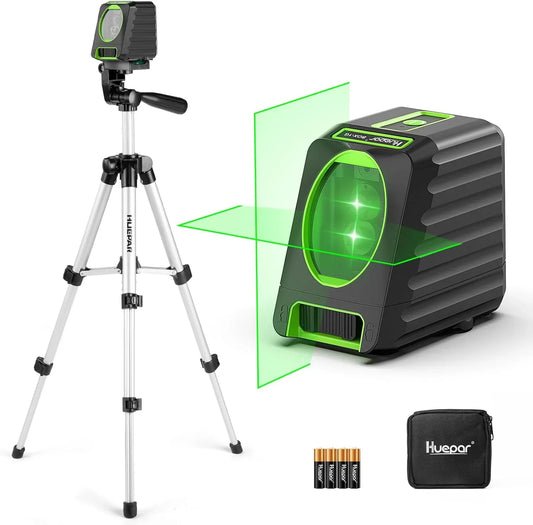 Huepar Self-Leveling Laser Level with 150ft Range and Tripod - Gomix Brands Outlet