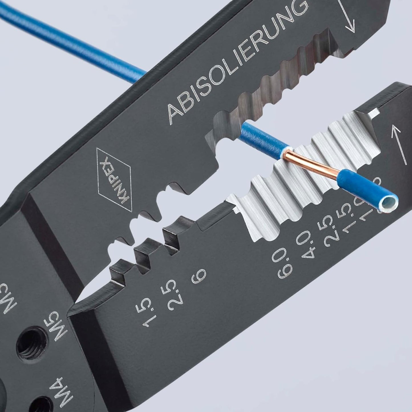 KNIPEX Universal Crimpzange 0.5-6.0 mm² with Cutting & Stripping Function