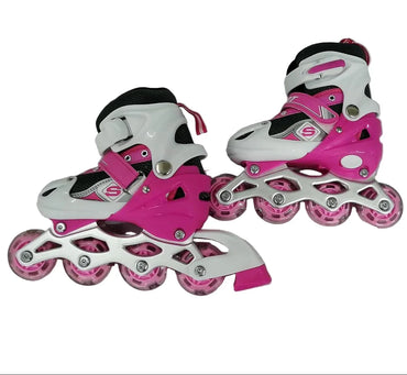 Adjustable Kids LED Inline Skates for Girls - Gomix Brands Outlet