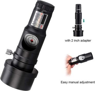 SVBONY SV121 Red Laser Collimator Adjustable 1.25 inch Collimation Eyepiece with 2 inch Adapter for Newtonian Dobsonian Reflector Telescope