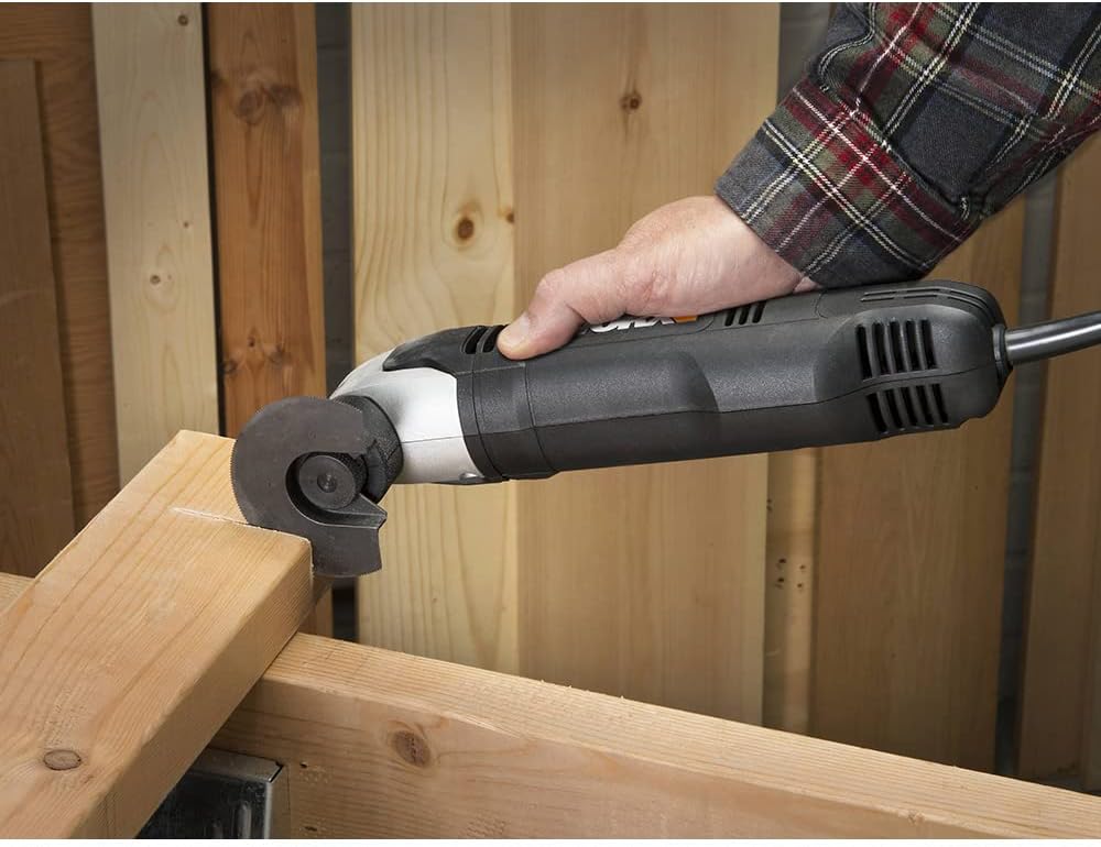 WORX WX686 250W Sonicrafter Oscillating Multi-Tool Kit for Cutting, Sanding, Scraping
