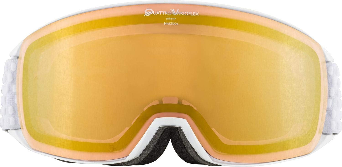 ALPINA Nakiska QVM Photochromic Mirrored Ski Goggles for Men