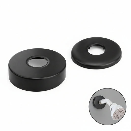 Scalingscal Set Of 4 Stainless Steel Cover Rosette For Shower Taps Black