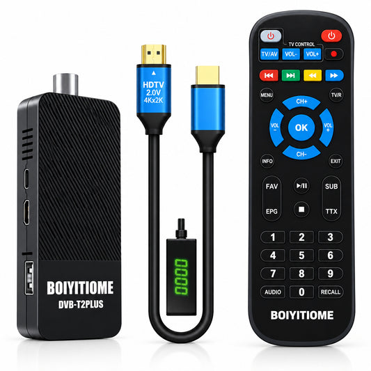 BOIYITIOME DVB-T2 Digital Terrestrial TV Decoder HD 1080P
