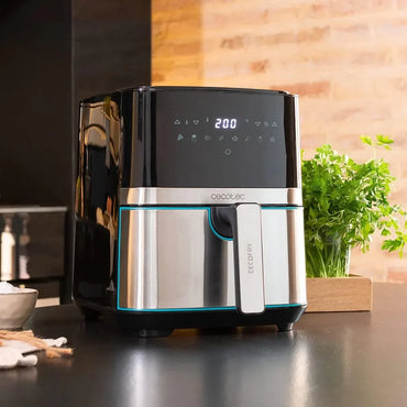 Cecotec 5.5 L Air Fryer Full Inox 5500 Pro with Accessories – 8 Modes, 1700W, Stainless Steel - Gomix Brands Outlet