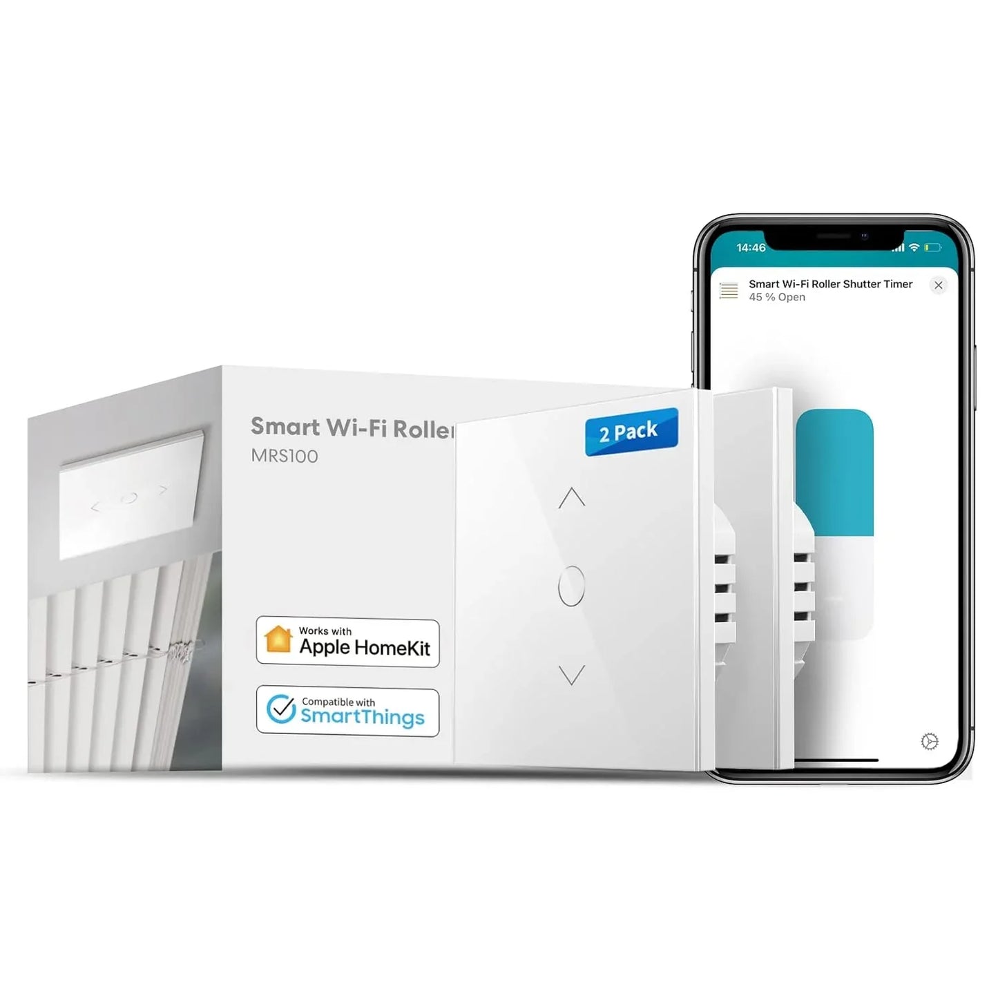 Meross WiFi Smart Roller Shutter Switch for HomeKit Alexa - Gomix Brands Outlet