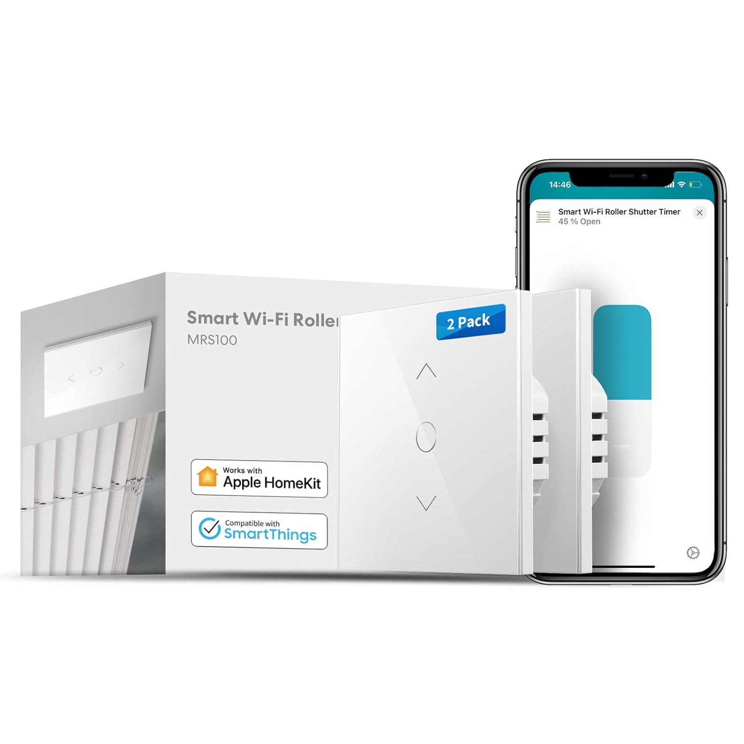 Meross WiFi Smart Roller Shutter Switch for HomeKit Alexa
