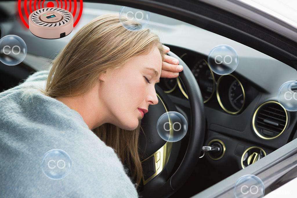 Rechargeable Carbon Monoxide Detector with OLED Display for Home and RV Safety