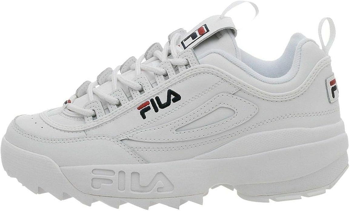 Fila Disruptor II Kids Black Athletic Sneakers with Cushioned Comfort