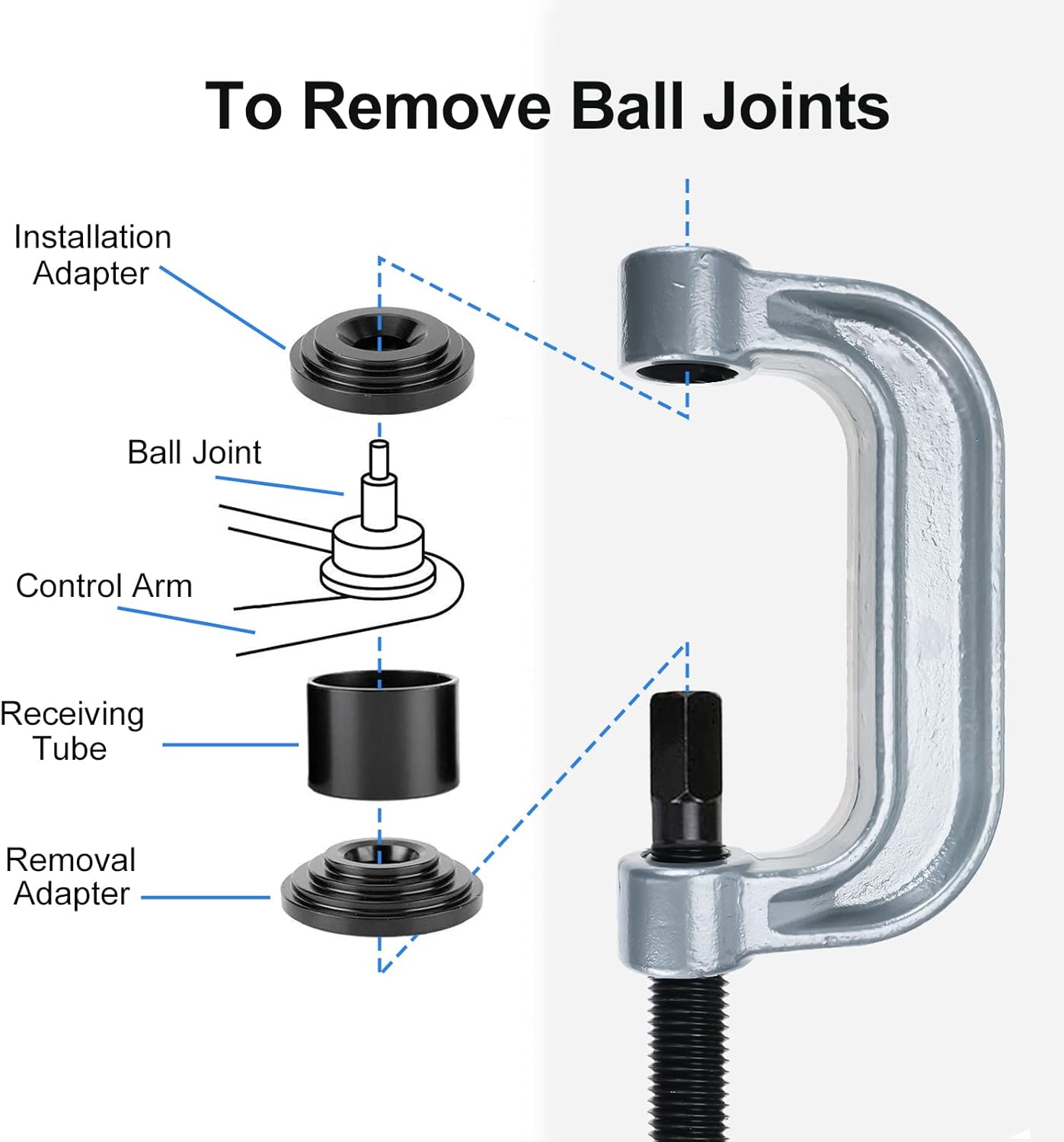 BOOMSTART Ball Joint Press Tool Kit 4 in 1