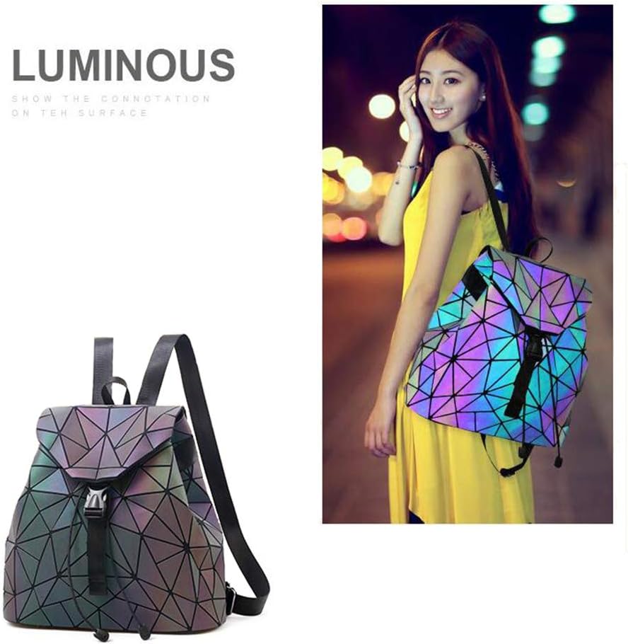 Luminous Geometric Backpack