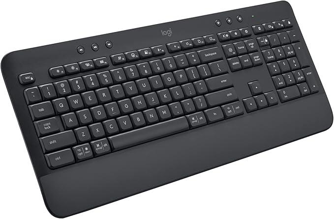 Logitech Signature K650 Wireless Full-Size Keyboard with Wrist Rest - Gomix Brands Outlet