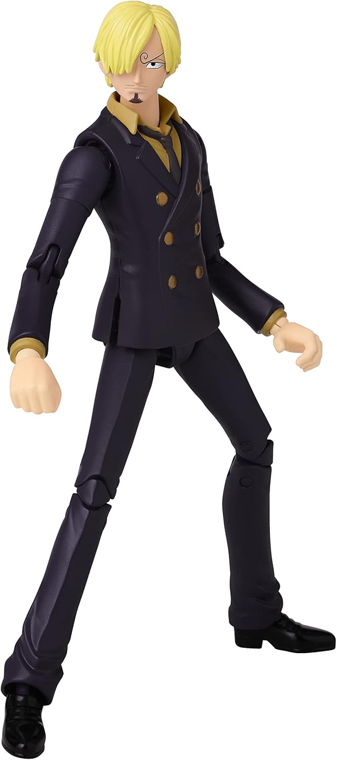 Bandai Anime Heroes One Piece Sanji Figure 6.5" Articulated Collectible
