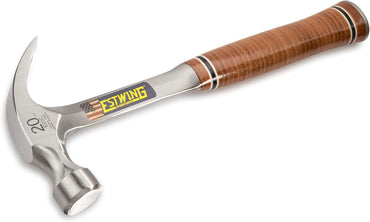 Estwing 20 oz Curved Claw Hammer with Leather Grip