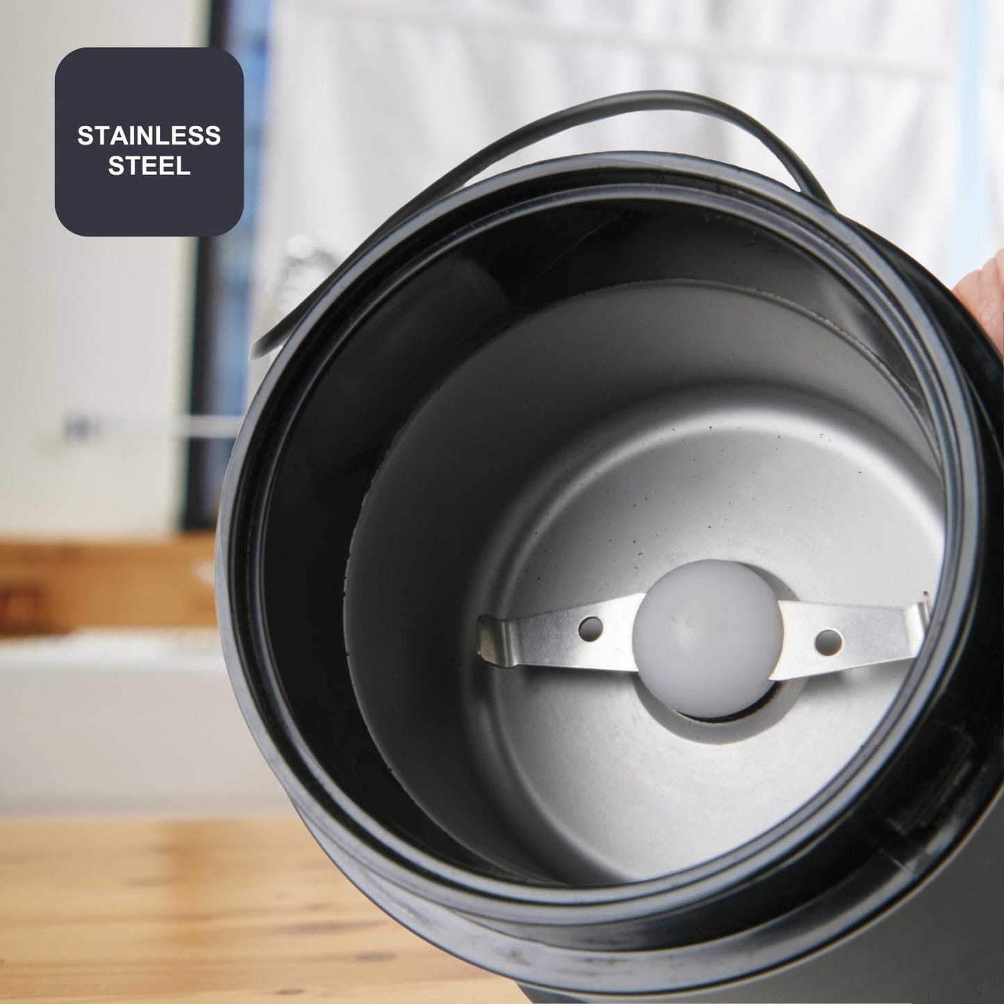 Black+Decker BXCG150E 150W Electric Coffee Grinder with Stainless Steel Blades